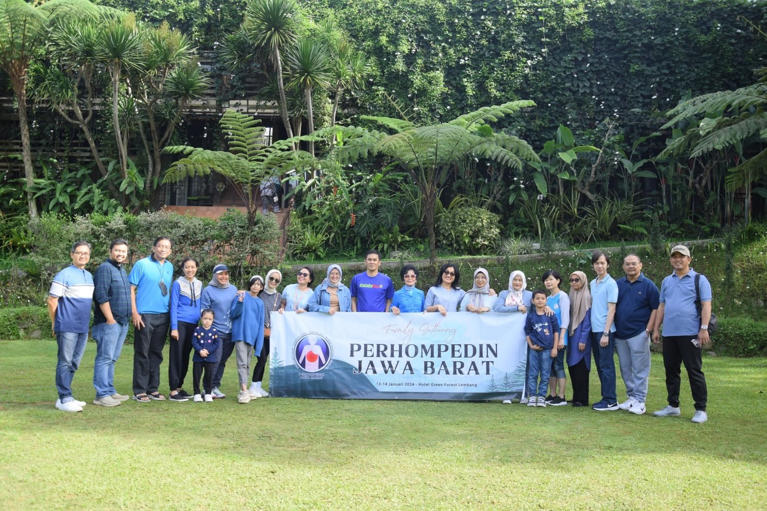 Kegiatan Family Gathering & Outbound di Lembang bersama PERHOMPEDIN Jawa Barat.