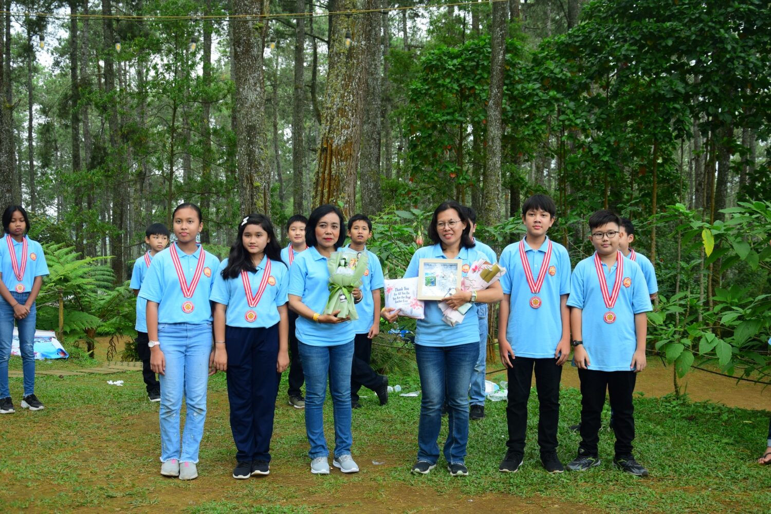 outbound anak sekolah di cikole lembang bandung
