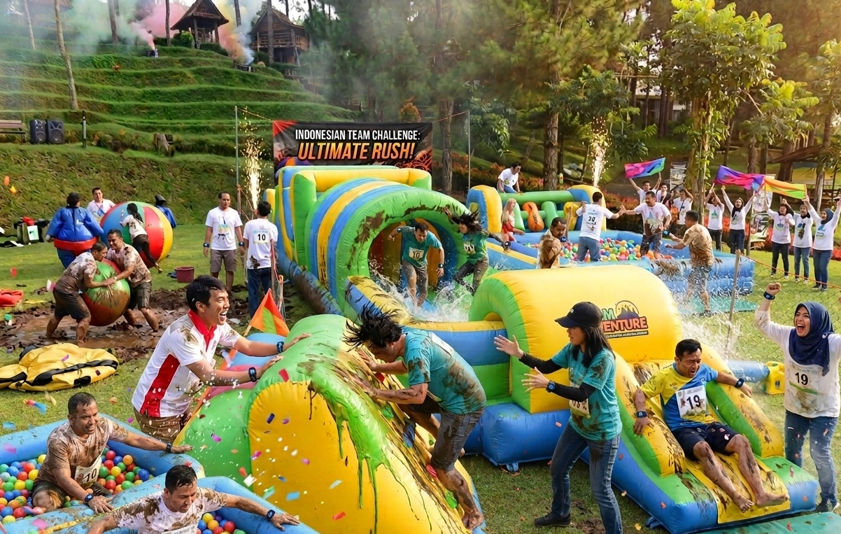 Outbound Inflatable adalah Investasi Strategis Korporat Modern, Ini Alasannya